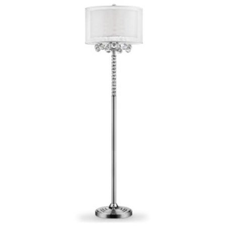 ORE FURNITURE Ore Furniture K-5149F 62.5 in. Moiselle Crystal Floor Lamp K-5149F